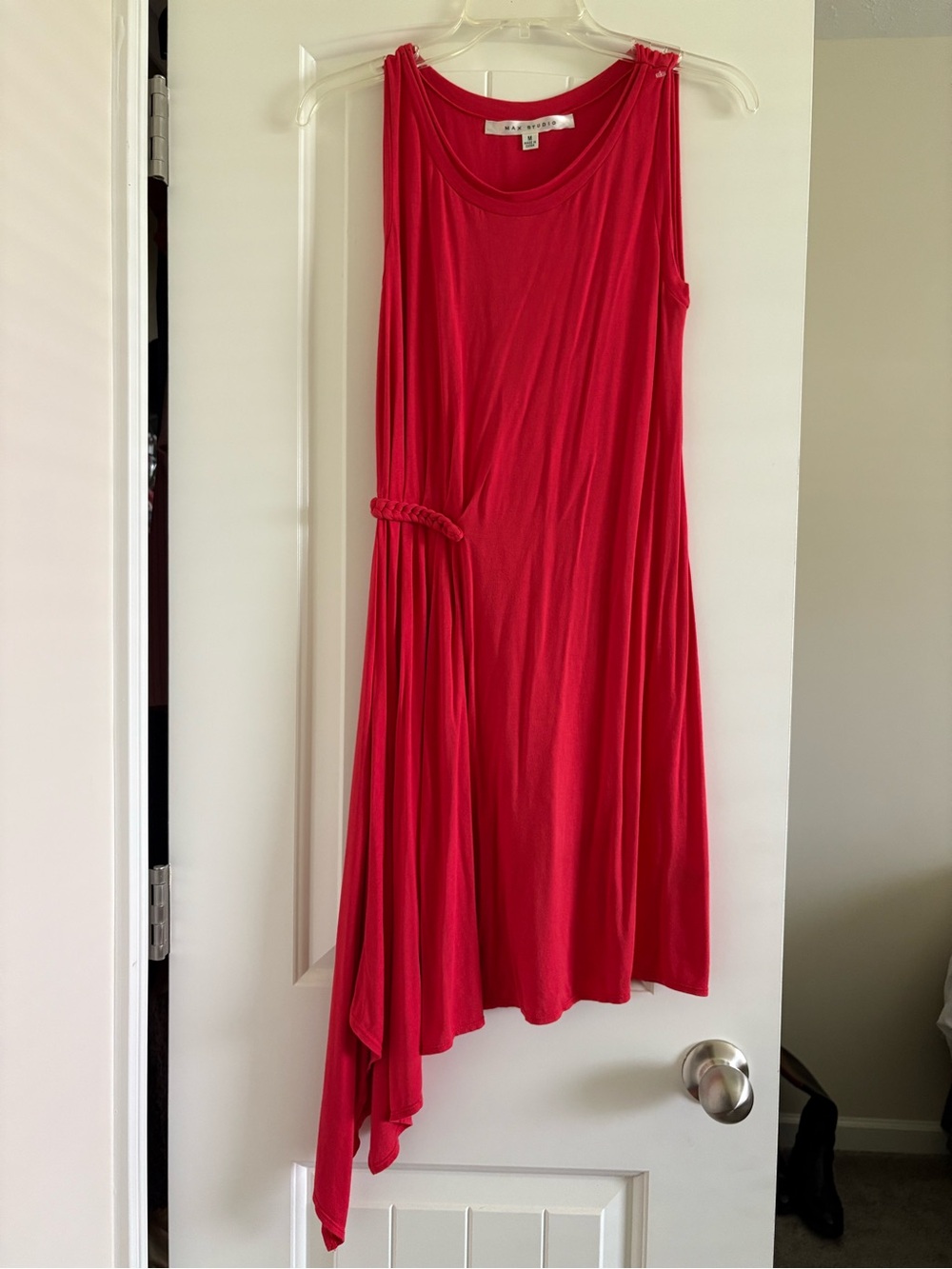 Asymmetrical Red Women's Dress by Max Studio